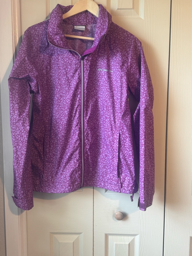 Columbia Pink And Purple Printed Jacket